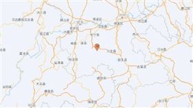四川地震。（圖／翻攝自「中國地震台網速報」微博）