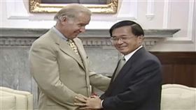 陳水扁接見拜登（圖／翻攝自陳水扁新勇哥物語臉書）