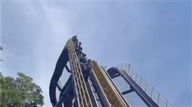 劍湖山「G5」卡半空　遊客驚險逃生畫面曝