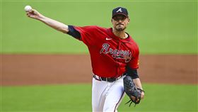 ▲勇士40歲投手莫頓（Charlie Morton）對大聯盟30支球隊都拿過勝投。（圖／美聯社／達志影像）