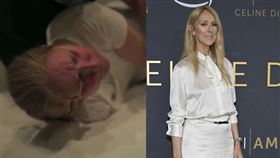 席琳狄翁罹患罕見疾病「僵硬人症候群」發病時相當痛苦。（組合圖／翻攝自臉書影片）