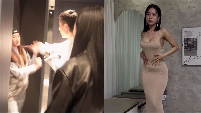 網美與男粉合照「手比愛心」遭女友怒罵