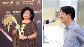 巴奈,賴清德（左圖／記者鄭孟晃、楊澍攝、右圖／翻攝自臉書）