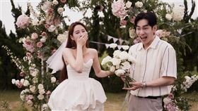 歐陽妮妮被張書豪求婚成功。（圖／翻攝自張書豪 IG）