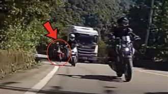 砂石車險輾女學生！網紅儒哥怒控形同殺人