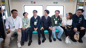 賴清德總統今（30）日出席「高雄捷運RK1岡山車站試營運啟航」。（圖／總統府提供)