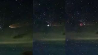 「不明光體」飛掠台東天際！40秒閃爆消失