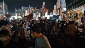 大慶夜市進行停電測試演練，許多民眾以為真停電。