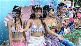 六福村,人魚,冷氣,煙火（圖／記者羅欣怡攝影）