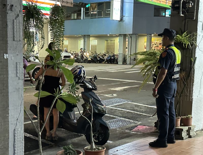 在極樂地圖上的幾個紅圈區，都是警力的巡查重點區。（圖／資料照）