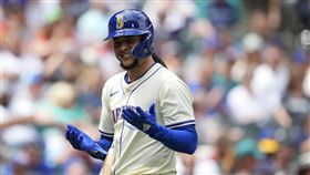 ▲卡斯提歐（Luis Castillo）2021年後再度上場打擊。（圖／美聯社／達志影像）
