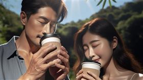 許多人會每天透過咖啡來提神，且可能會過度依賴咖啡，不喝就會沒精神、無法集中注意力。（圖／AI生成）