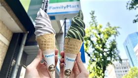 全家,霜淇淋,芋頭,再睡5分鐘(全家 提供)