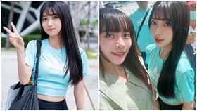 高雄雙女神同框！黃捷合體「啦啦隊正妹一粒」網嗨翻：畫面賞心悅目　翻攝自一粒ＩＧ、黃捷臉書