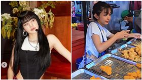 神似BLACKPINK成員！17歲炸雞店正妹「撞臉Lisa」　網敲碗求出道（圖／翻攝自Lisa IG、ThaiMarketing臉書）