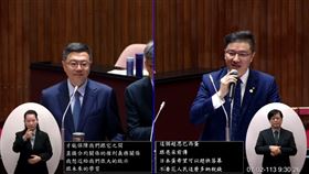 國民黨立委張智倫質詢行政院長卓榮泰