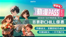 KKTV於暑假檔期推出『動漫PASS』，以不到百元價格搶攻動漫市場。（圖／品牌業者提供）