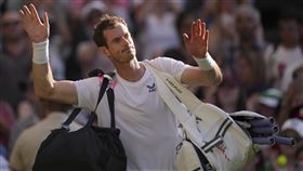 ▲莫瑞（Andy Murray）宣布退出溫網男單賽事。（圖／美聯社／達志影像）