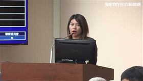 山海公民拆樑行動發言人李晏蓉出席「公職人員選舉罷免法實務現況精進」公聽會。