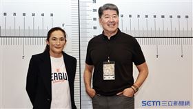 ▲PLG、T1選秀聯合體測會，兩聯盟會長錢薇娟、張嗣漢合影。（圖／記者劉彥池攝影）