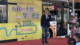 ▲蔣萬安出席「內科∞南軟」雙園巴士通車典禮前受訪（圖／記者許皓婷攝影）