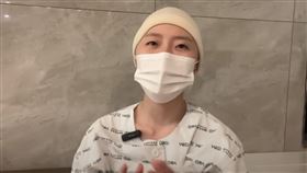 網紅禹恩彬因為跌倒導致頭部重傷。（圖／翻攝自Youtube頻道／우자까）