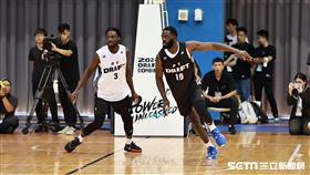 ▲PLG、T1選秀聯合體測會，外籍生凱德爾、奧斯曼上場實戰。（圖／記者劉彥池攝影）