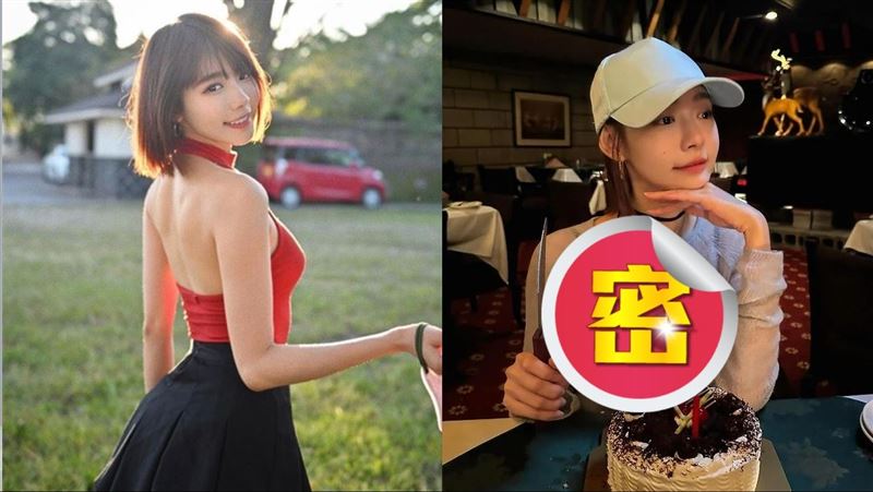 林明禎透視裝現身慶生！黑Bra上圍看光了
