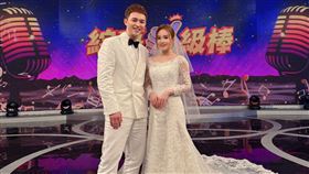 李子森和杜忻恬被拱原地結婚。（圖／中視提供）