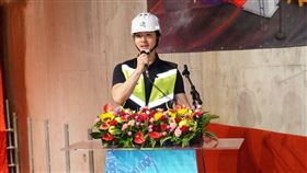 蔣萬安出席萬大線第一期臺北市區段隧道貫通典禮。（圖／北市府提供）