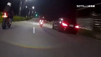 馬路爆糾紛！機車怒控逼車　轎車反控蛇行