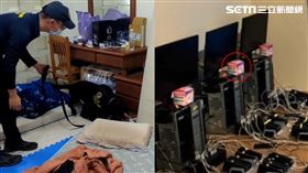 「Wafer」在現場就幫忙找到警方漏掉的兩支作案手機，而放在洗錢提團每台設備上的衛生棉似乎再也靠不住。（圖／翻攝畫面）