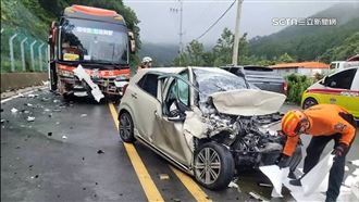 遊韓第2天遊覽車遭撞　1輕傷旅客已歸團