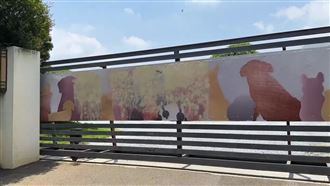 張榮味家門被噴「不雅紅漆」　女兒回應了