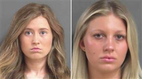 格里森（左）與舒勒（右）因在校園獵豔而被起訴。（圖／翻攝自Gordon County Sheriffs Office）