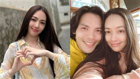 郭碧婷，向佐。（圖／翻攝自微博）