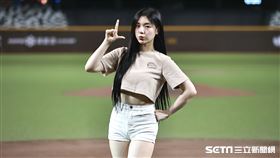 ▲統一獅啦啦隊Uni-Girls新成員趙娟週。（圖／記者劉彥池攝影）