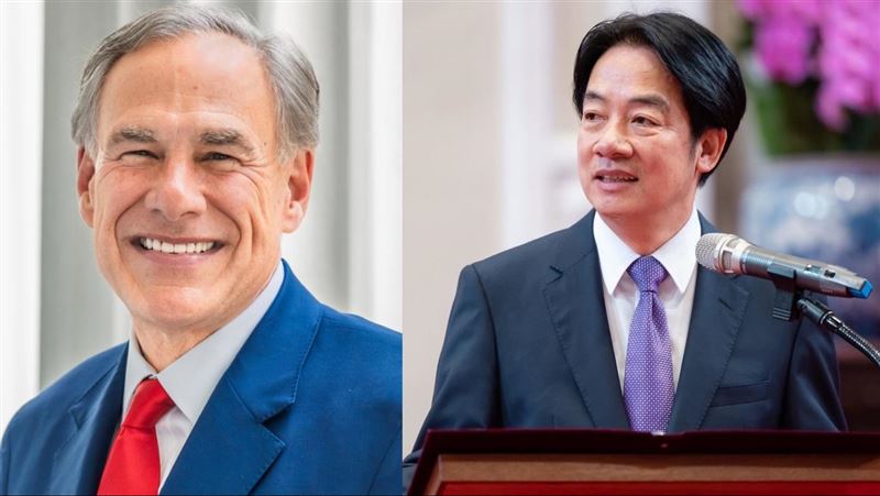 德州州長訪問台灣！將會面總統賴清德