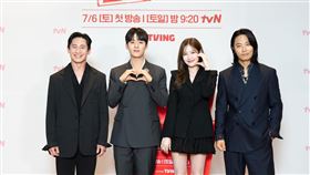 ▲申河均、晉久、李正河、趙雅蘭。（圖／Hami Video提供）