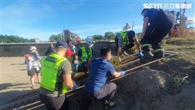 婦人,魚塭,新園鄉,屏東,氣溫,炎熱,暈倒