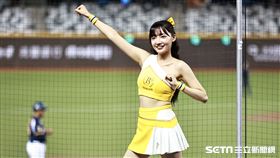 ▲統一獅臺北大巨蛋對中信兄弟，PS女孩少鹽。（圖／記者劉彥池攝影）