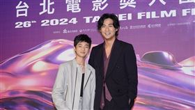 周渝民、白潤音出席台北電影節入圍酒會。（圖／記者趙于瑩攝影）