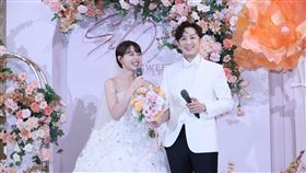 張書偉、謝京穎甜蜜大婚。（圖／記者鄭孟晃攝影）