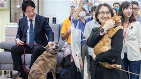 賴清德無法去寵物展「心繫1件事」！蕭美琴秒報告：幫你買了它（合成圖／翻攝自賴清德、蕭美琴臉書）