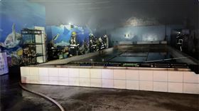 台中大雅火警！波及釣蝦場⋯池內龍蝦死光