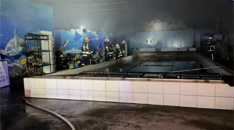 台中大雅火警！波及釣蝦場⋯池內龍蝦死光