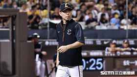 ▲統一獅臺北大巨蛋對中信兄弟，總教練林岳平。（圖／記者劉彥池攝影）