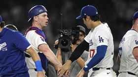 ▲大谷翔平單場吞3K，道奇靠史密斯（Will Smith）3轟逆轉。（圖／美聯社／達志影像）