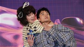 第26屆台北電影節主持人百白、大鶴。（圖／記者鄭孟晃攝影）