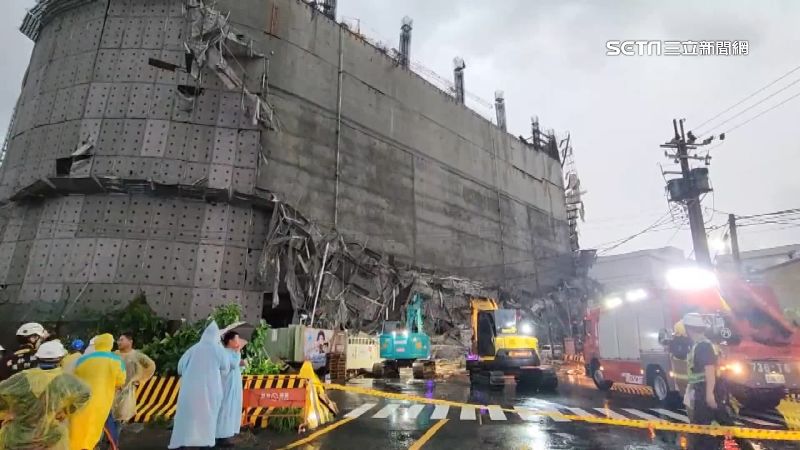 悚！雲林狂風大雨　工地鷹架坍塌釀2死3傷
